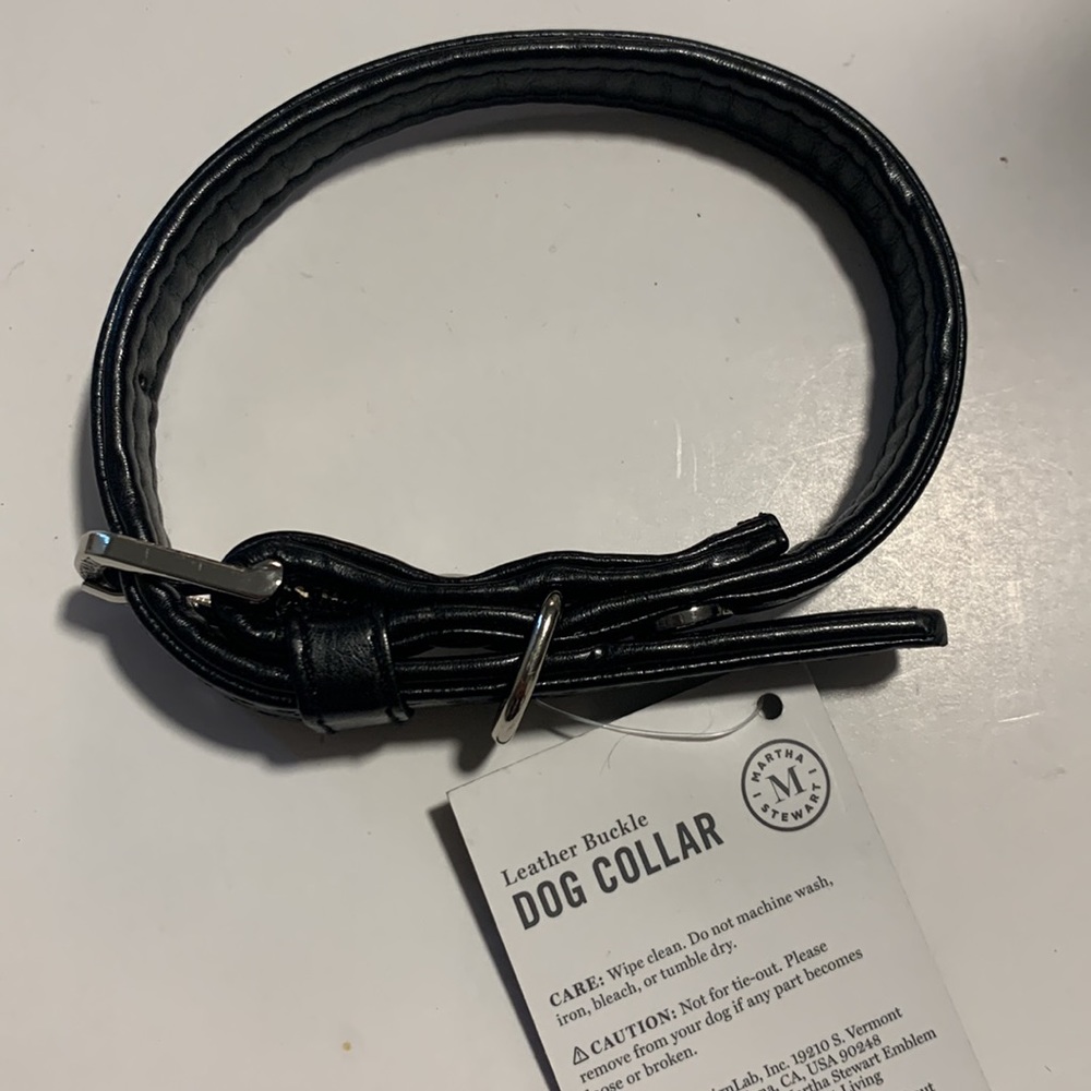 🎉HP🎉 Martha Stewart leather dog collar - Picture 5 of 5